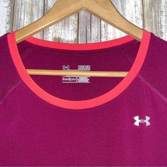 Under Armor Purple Fitted Tee - Picture 4 of 5
